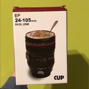 Unique camera lens mug